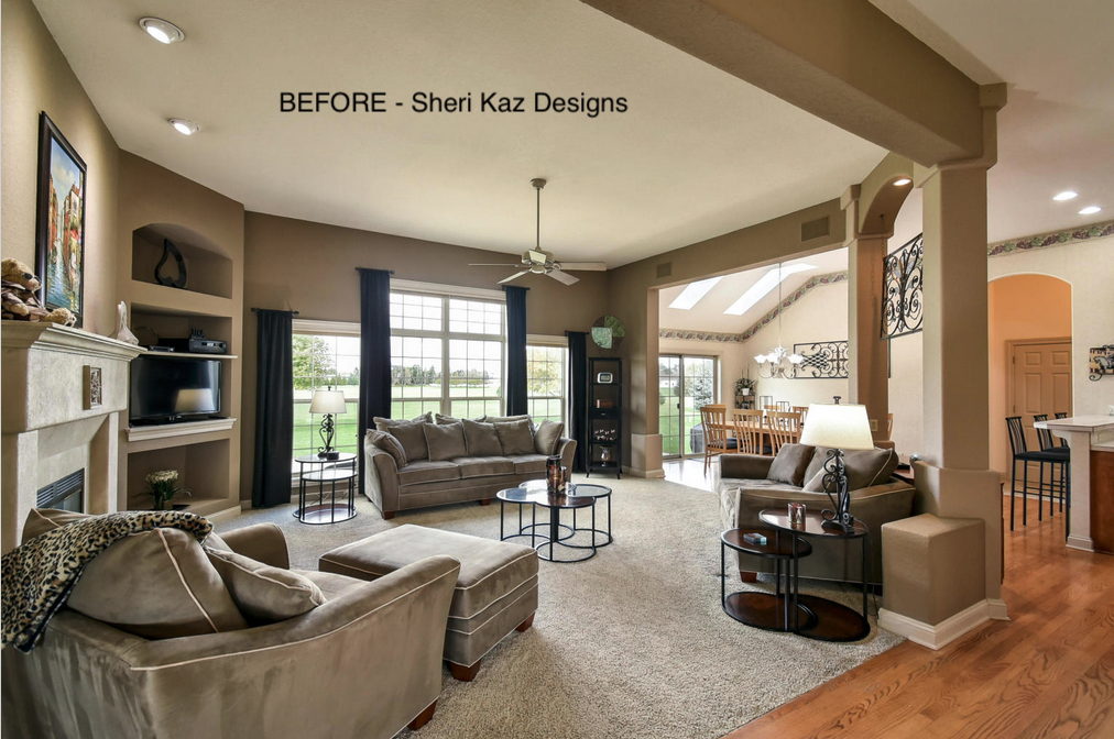 Before and After Interior Design Picture