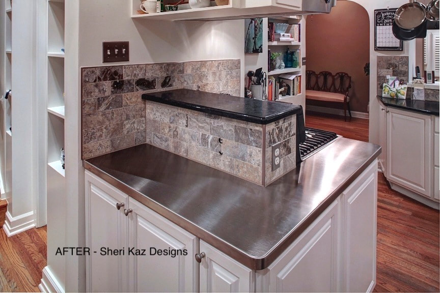 Kitchen Remodel After Picture- Interior Designer Milwaukee Sheri Kaz Interior Designs